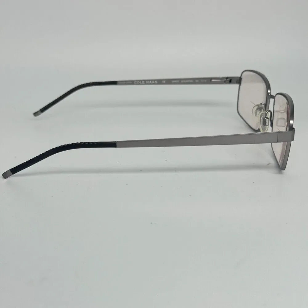 Cole‎ Haan Men's Eyeglasses Brown Rectangular Metal Frame CH4013 210 H13805